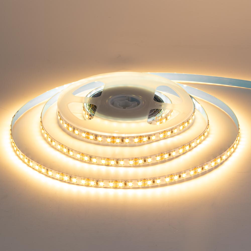 Світлодіодна стрічка біла тепла 12V AVT smd2835 168LED/м IP20