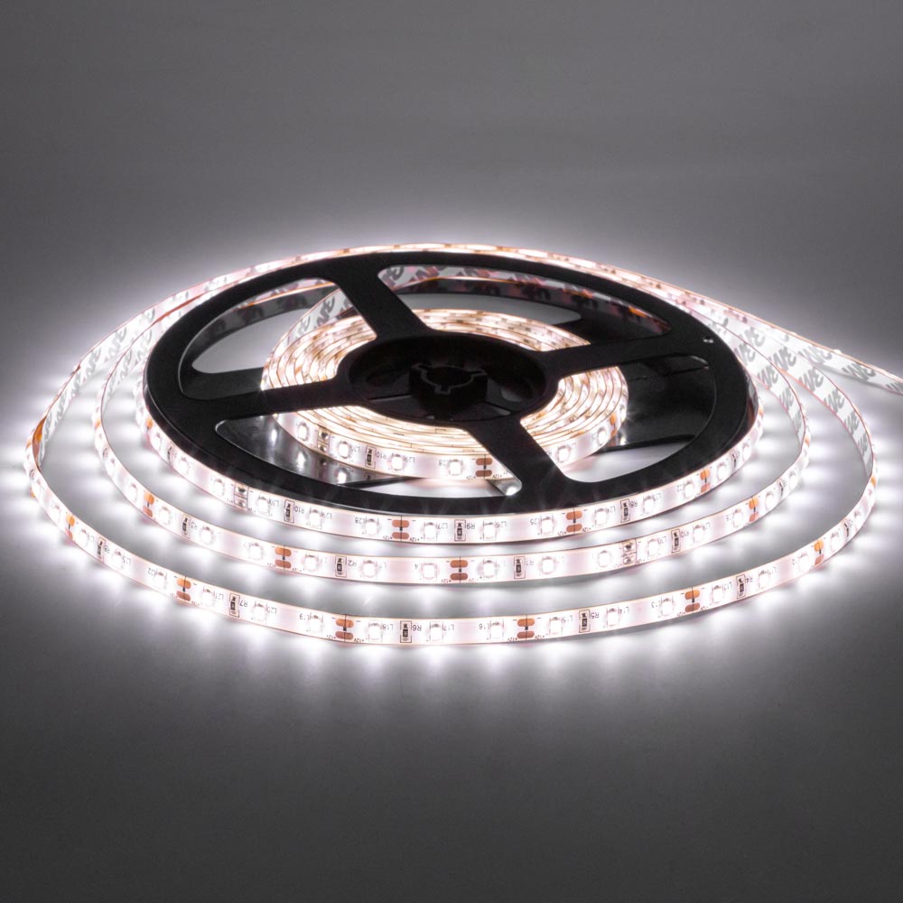 Светодиодная лента 12В нейтральная белая MTK smd3528 120LED/м герметичная