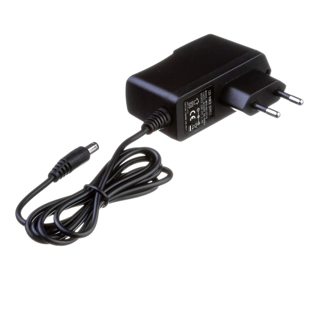 Блок живлення 12V 1А 12Вт IP20 розетковий