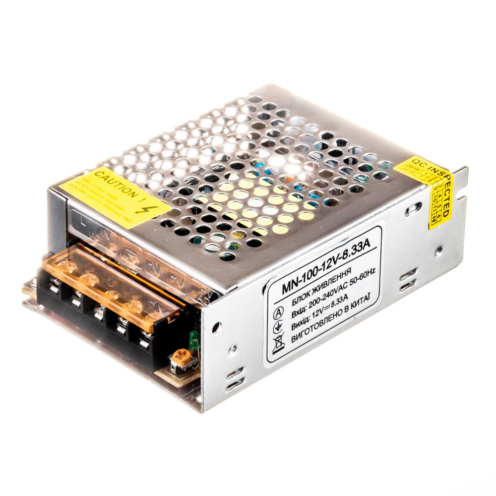 Блок питания 12V 8.3A 100Вт IP20 MN