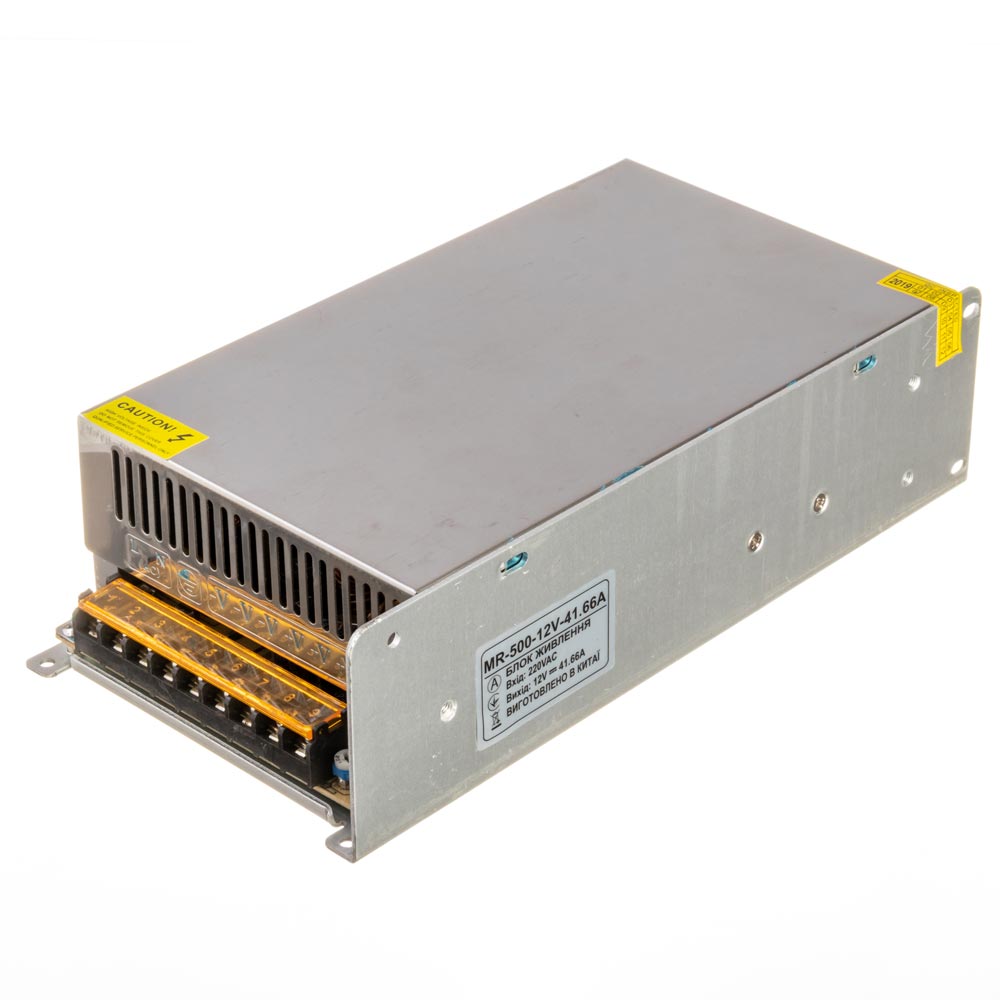 Блок живлення 12V 41.66A 500Вт IP20 MR