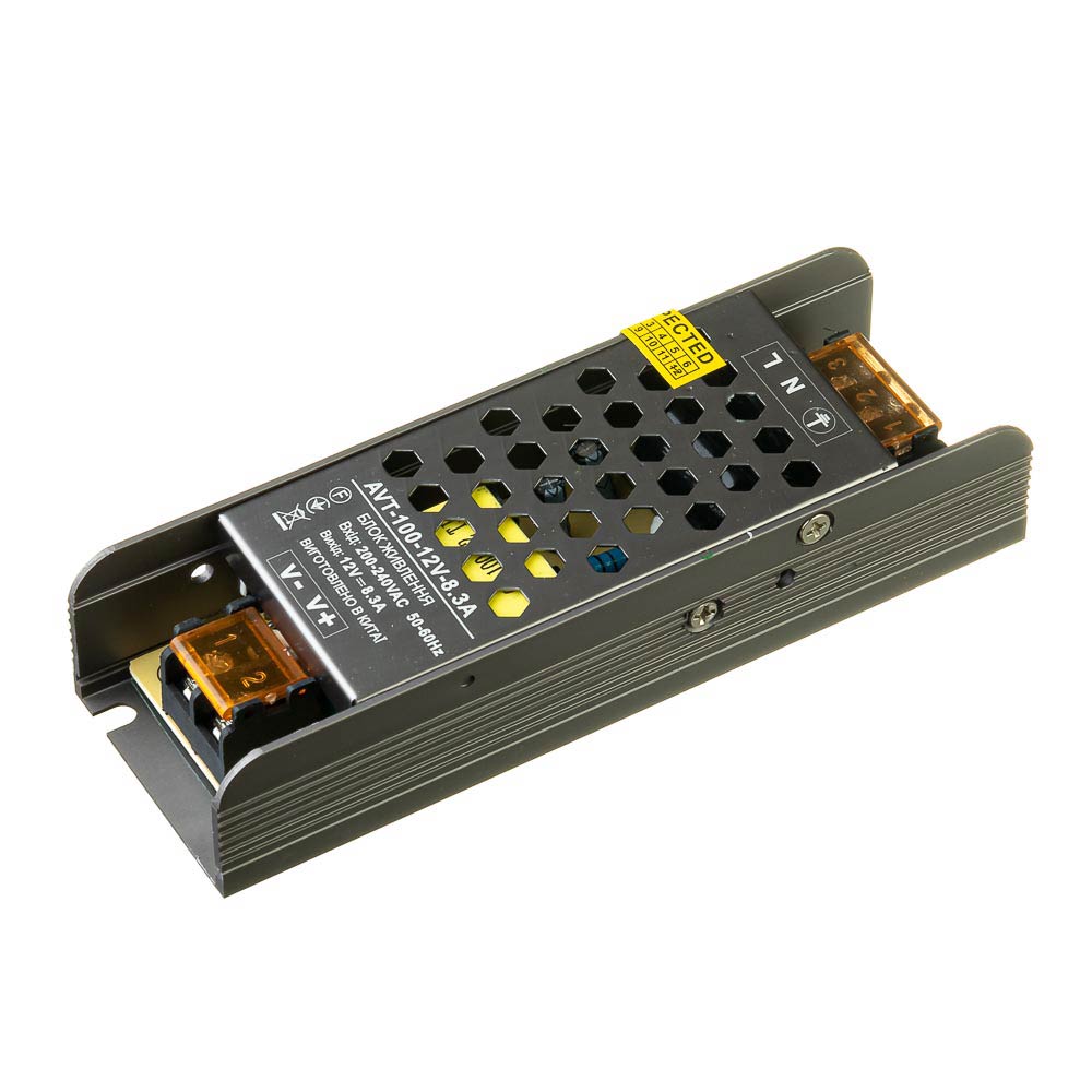 Блок питания 12V 8,3А 100Вт IP20 AVT