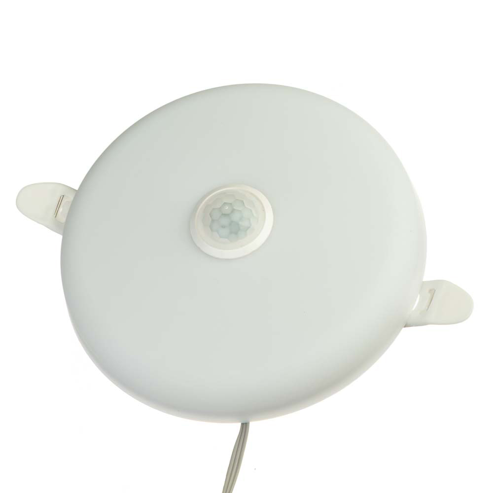Світлодіодний світильник з датчиком руху Sensor Ester круглий 9 Вт 5000К IP40