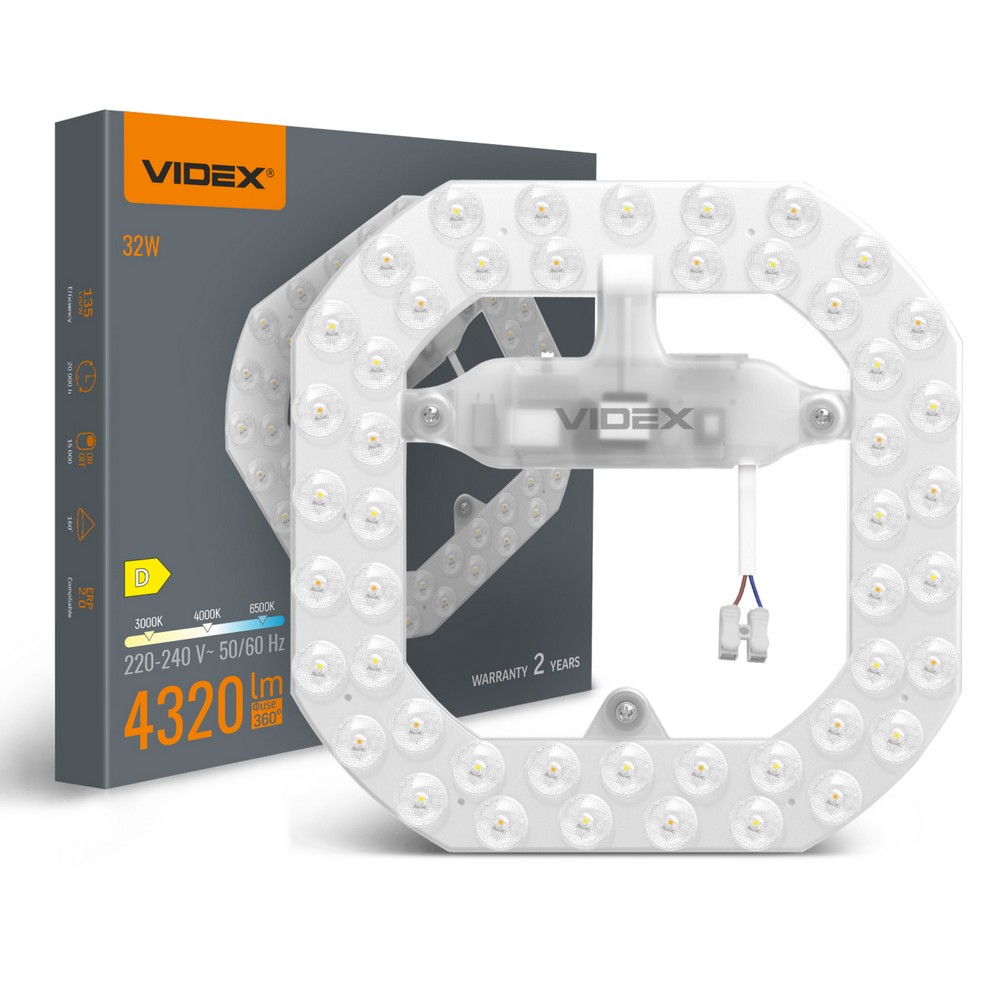 LED модуль для світильників 32W VIDEX VL-MLC-32C 3000-4000-6500K